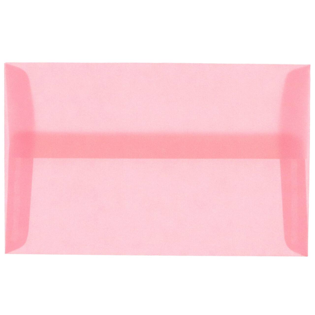 JAM Paper 4.75" x 6.5" Translucent Envelopes, 50ct.